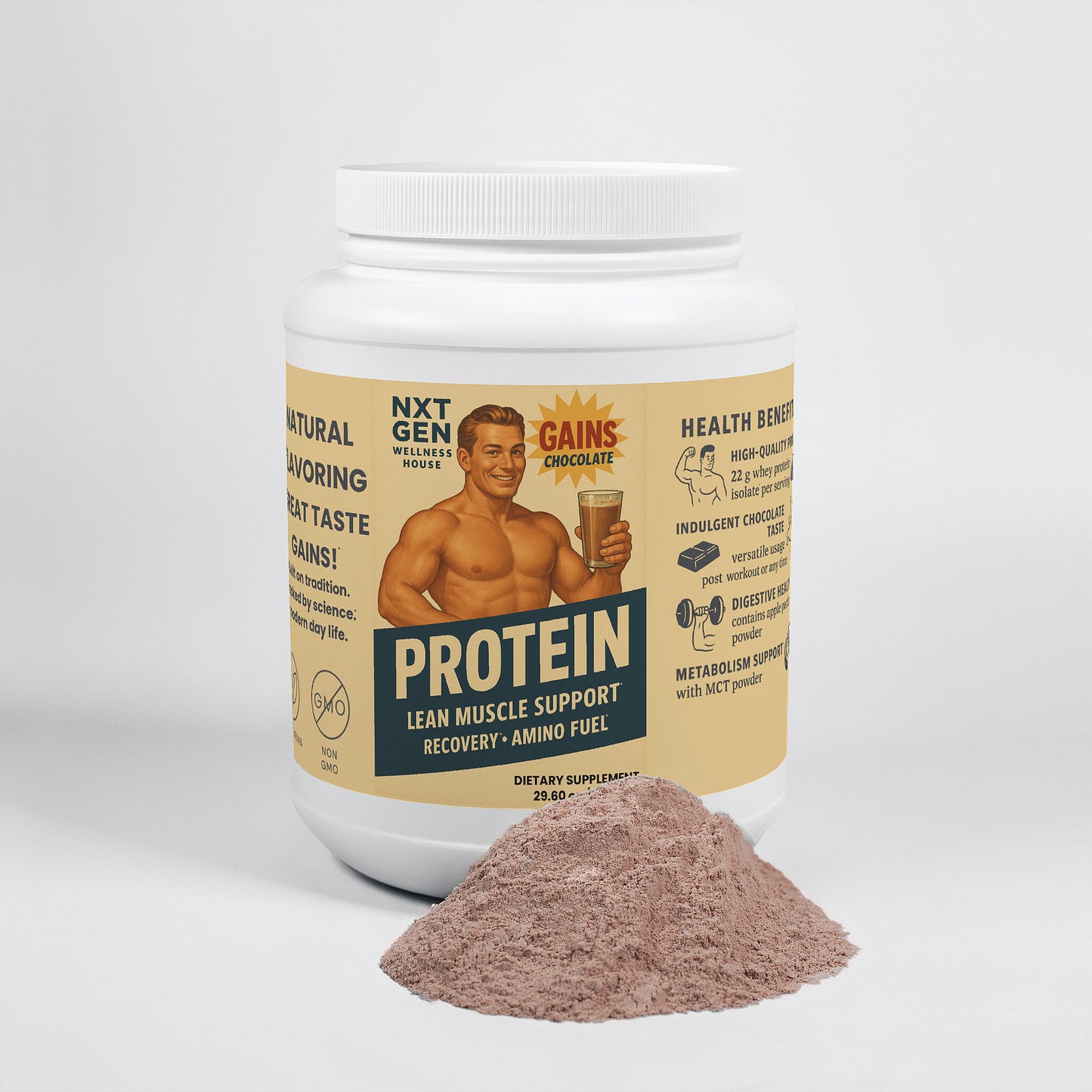 Chocolate Protein Powder – Whey Protein Isolate – Protein Support