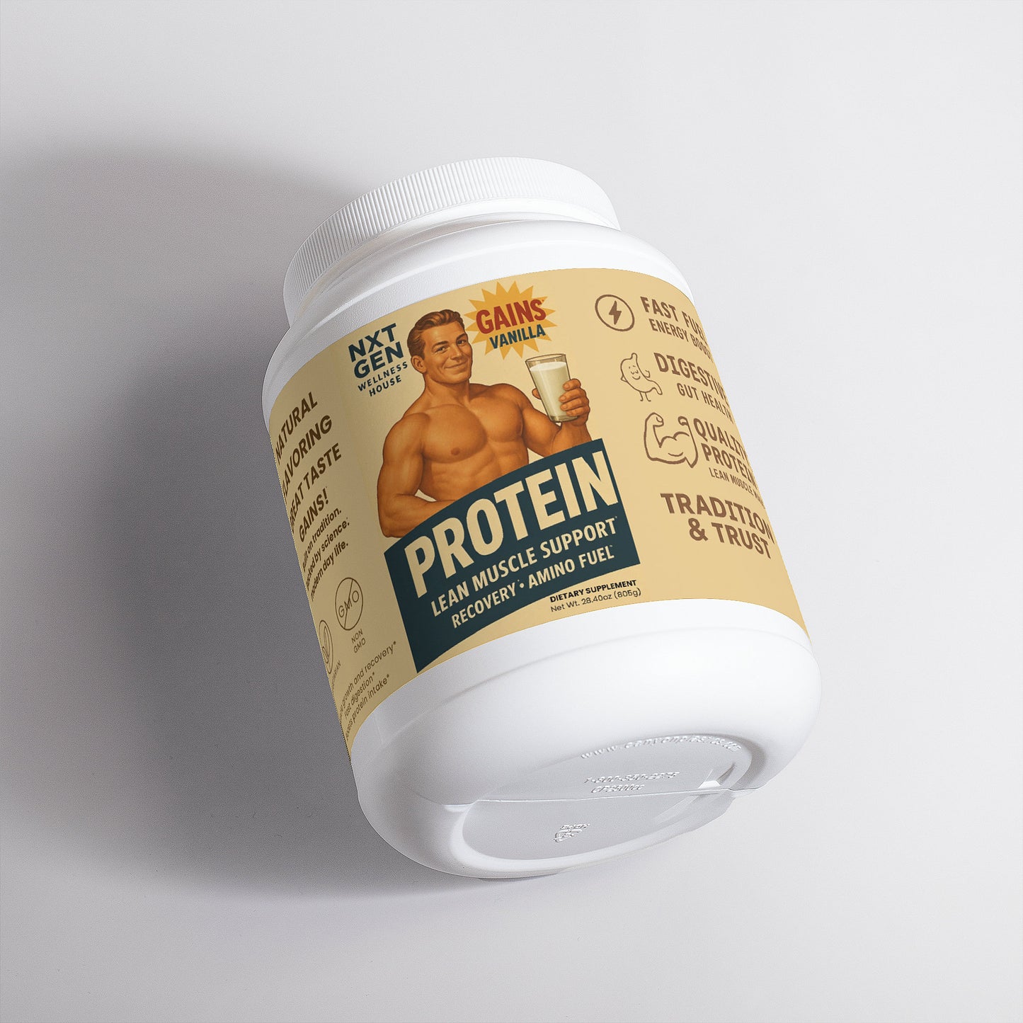 Vanilla Protein Powder – Whey Protein Isolate – Protein Support