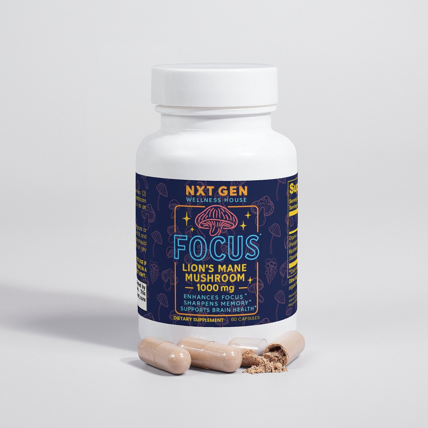 Lion’s Mane – Plant-Based Supplement for Daily Wellness