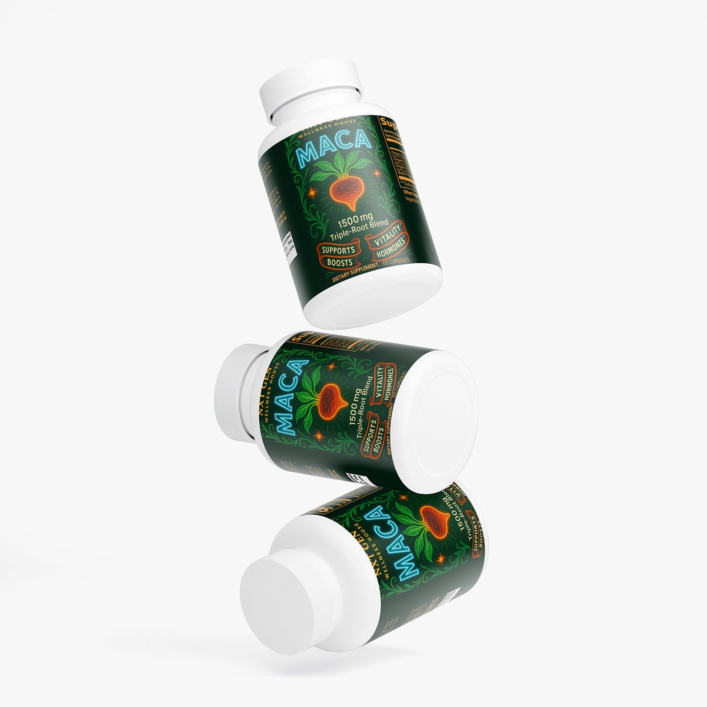 Maca Plus – Triple Maca Root Capsules | Daily Nutrition