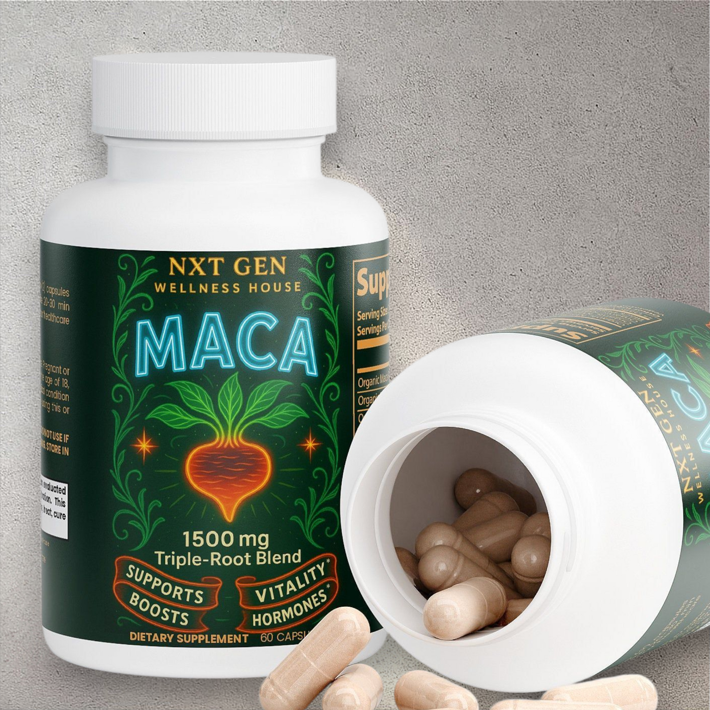 Maca Plus – Triple Maca Root Capsules | Daily Nutrition