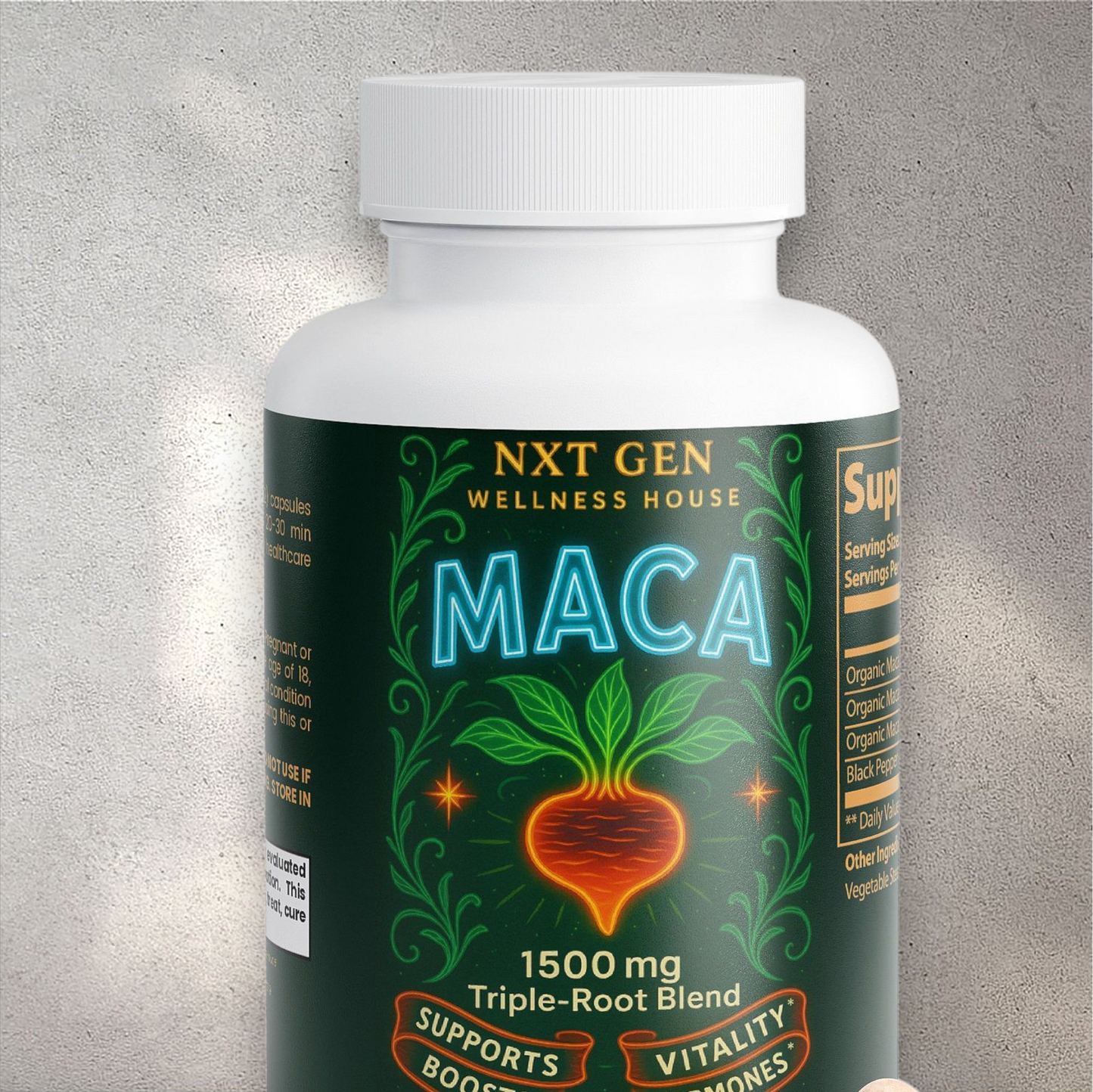 Maca Plus – Triple Maca Root Capsules | Daily Nutrition