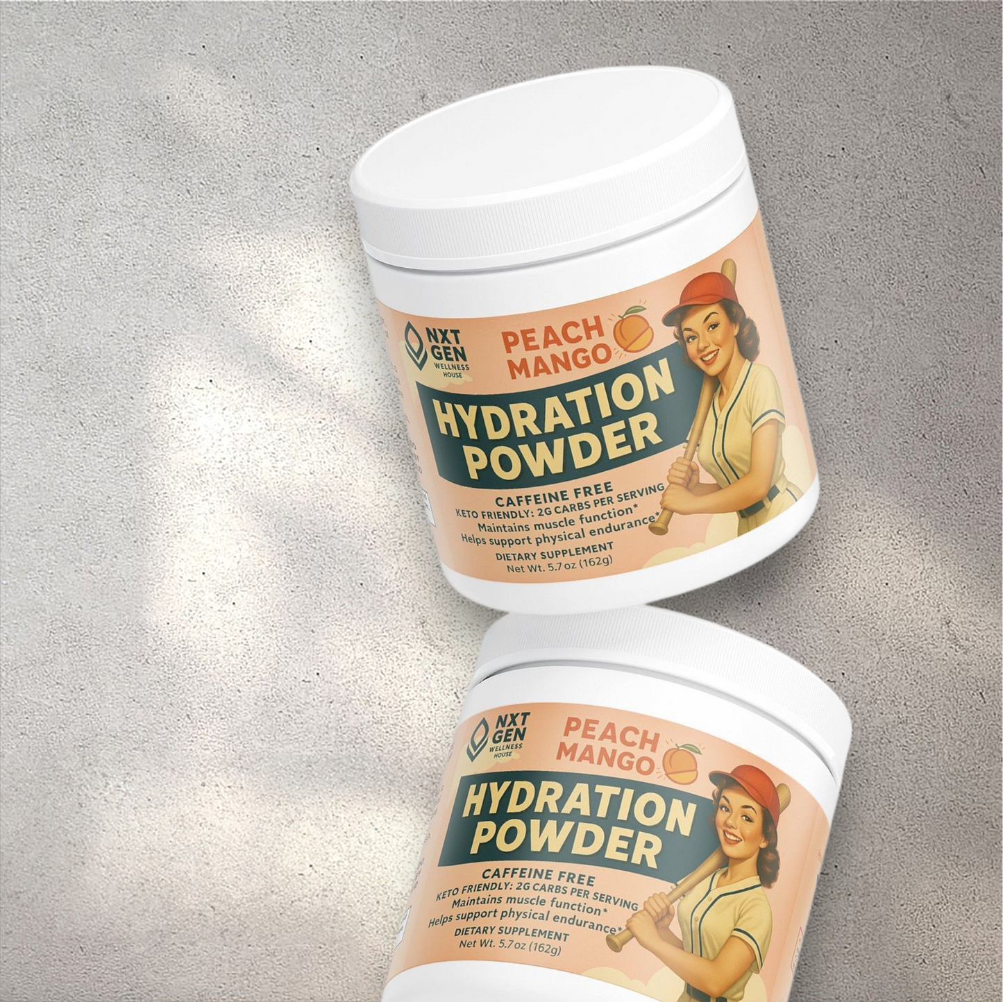 Peach Mango Hydration Powder – Electrolyte Drink Mix