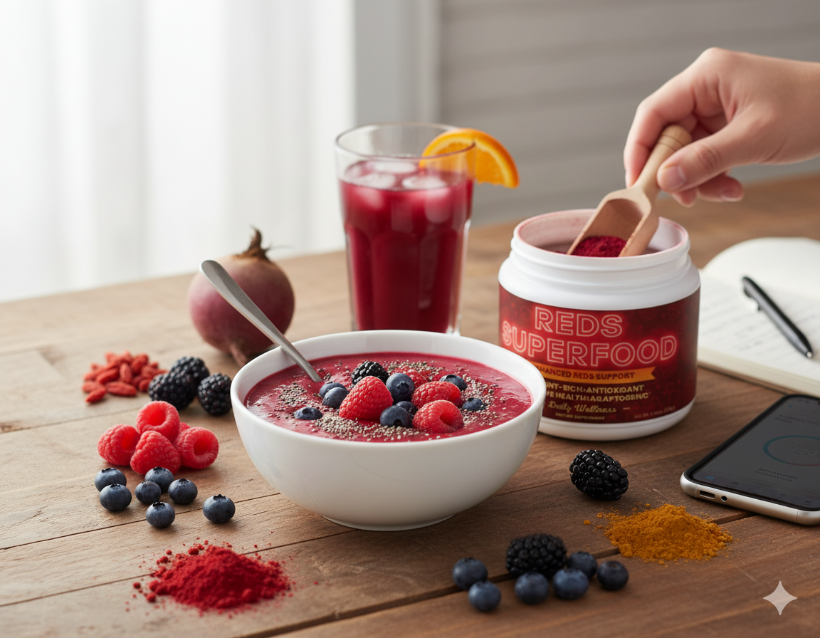 Reds Superfood – Fruit & Berry Blend for Daily Nutrition