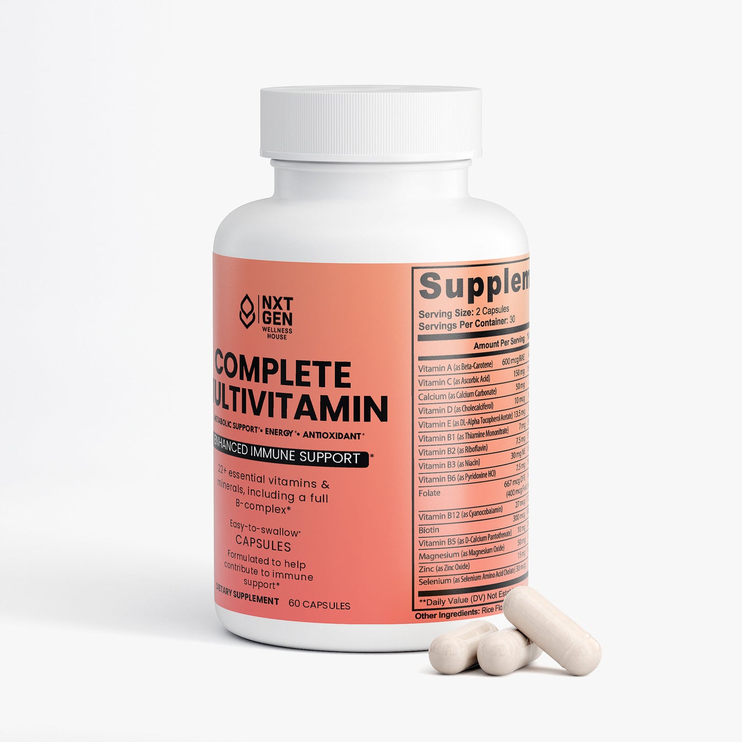 Complete Multivitamin – Essential Daily Nutrients – Wellness Support