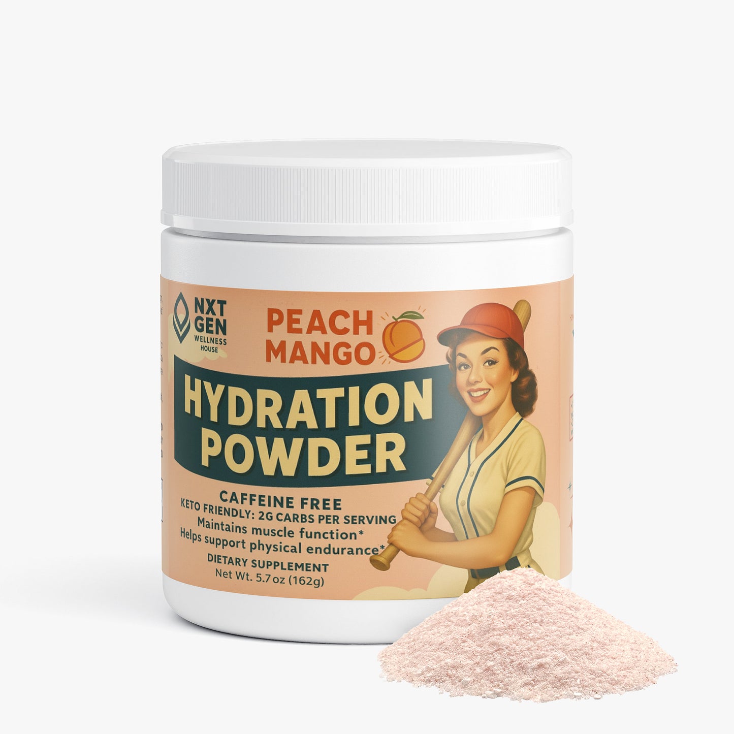 Peach Mango Hydration Powder – Electrolyte Drink Mix