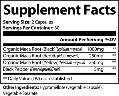 Maca Plus – Triple Maca Root Capsules | Daily Nutrition