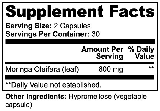 Moringa Supplement – Plant-Based Daily Nutrition