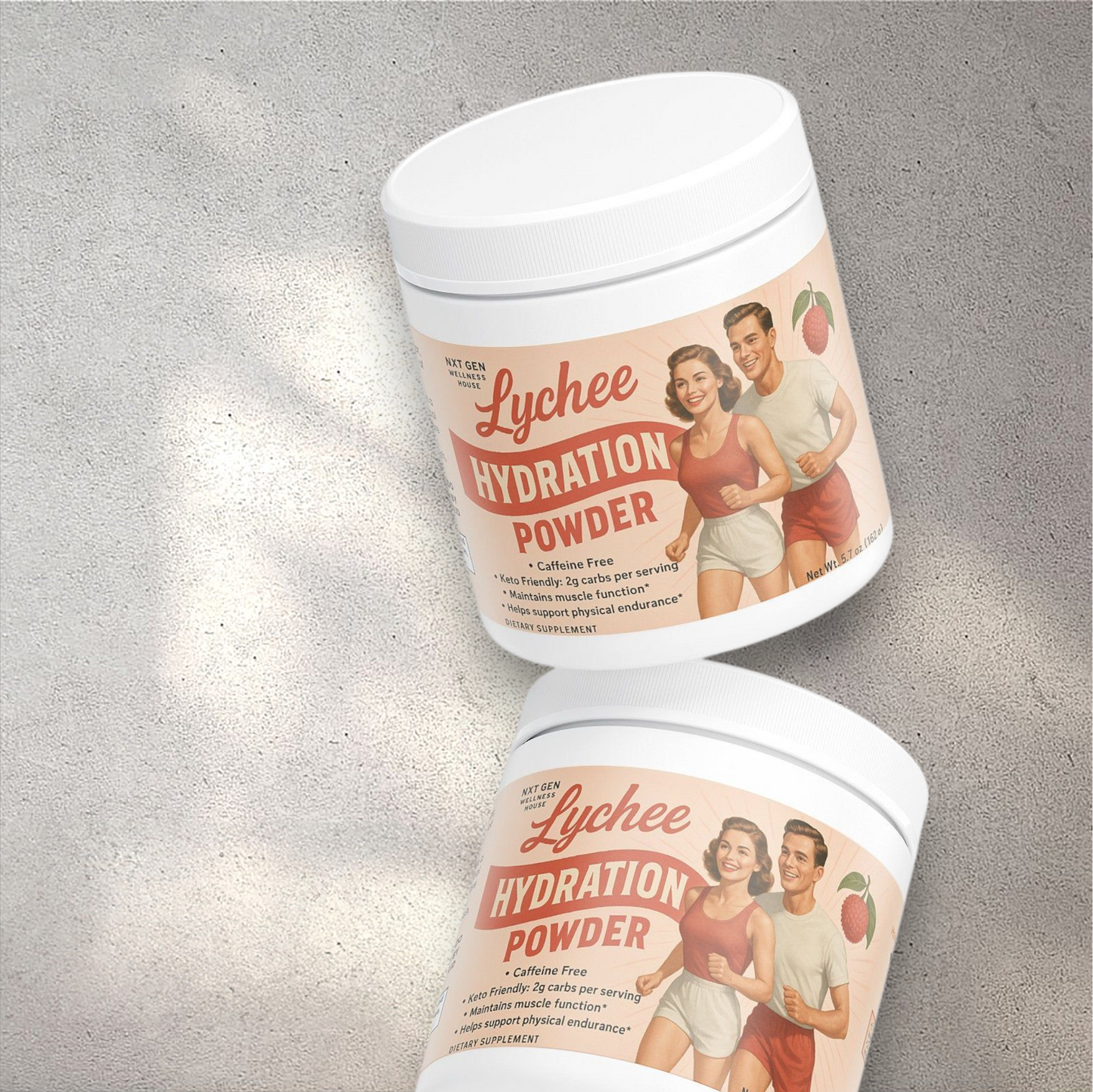 Lychee Hydration Powder – Refreshing Electrolyte Drink Mix