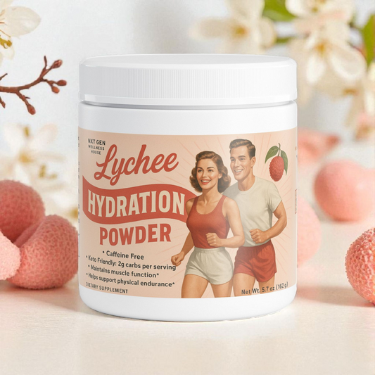 Lychee Hydration Powder – Refreshing Electrolyte Drink Mix